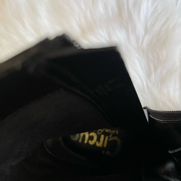 Circus by Sam Edelman Dorothy black combat boots with glittery straps size 10M - Picture 6 of 12